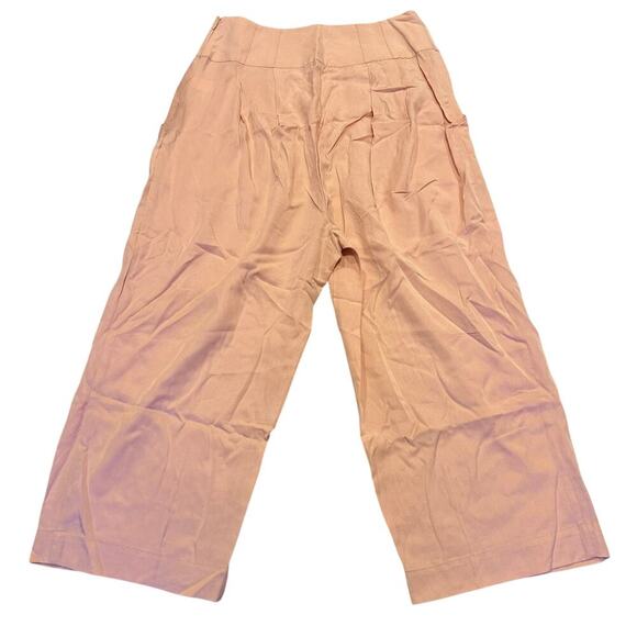 Free People Yasmin Pants Size 10 Pink Lyocell New - Picture 4 of 7